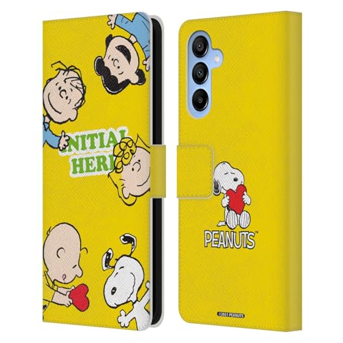 Coque Peanuts Samsung Galaxy A16 5G étui portefeuille cuir personnalisé