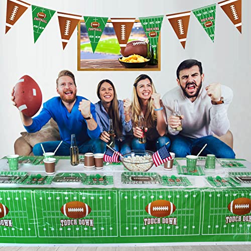 Hegbolke PARTY PLATE Paper Football Plate Set - 60 Pcs 9''/7'' Plates & Napkins For Game Day Party thumb #6