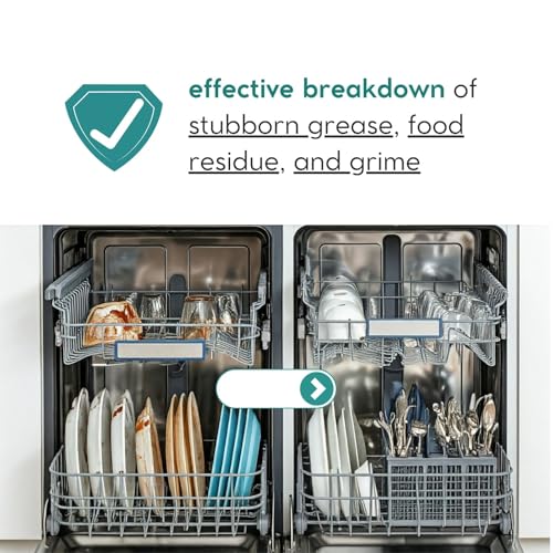 Image of TIDYCALS Dishwasher Detergent Sheets - 100 Loads - Botanical Formula -No Harsh Chemicals - Non Toxic - Eco-Friendly Substitute to Liquid, Pods & Powder Detergents - Eliminates Grease & Stuck-On Food