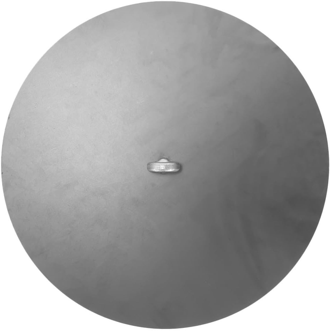 VILLCASE Silver Iron Stove Lid Thickened round Furnace Cover with Effective Fire Sealing and Handle Designed to Prevent Scalding, Cooking Lid for Home Kitchen and Household Furnace Use