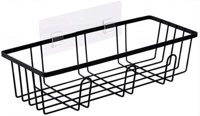 Metal Wire Hanging Shower Caddy, Extra Wide Space for Shampoo, Conditioner, and Soap with Hooks for Razors, Towels, and More