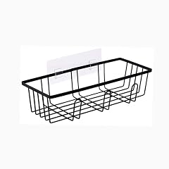 Metal Wire Hanging Shower Caddy Extra Wide Space for Shampoo Conditioner and Soap with Hooks for Razors Towels