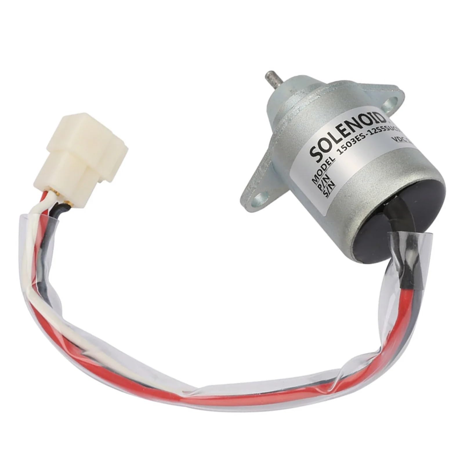Solenoide de corte de combustible Solenoide de corte de combustible 1503ES-12S5SUC5S, 12 V, válvula solenoide de parada de combustible 1503ES-12S5SUC5S