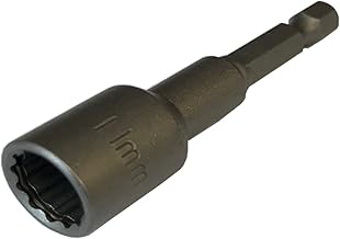 11mm Bi Hex Nut Driver With Retaining Clip to Hold Fixings - Ideal For Roofing Cladding Tech Screws