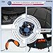Perldverge Construction Hard Hat with Dual Visor and Ear Protection -Black OSHA Approved Hard Hats With Face Shield and Sun Visor and Ear Muffs,Chainsaw/Arborist Safety Helmet with Chin Straps For Men