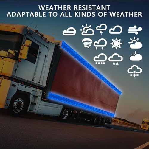 Image of D-fix High Intensity Radium Reflective Tape - 5 Meters in Length - 48mm / 2 inch Width - 1 Roll Per Pack - Car Bike and commercial vehicles Conspicuity reflective warning Tape Reflective tape (Blue)