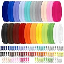 Sawoake 15 Yards Zipper, 20 Kinds of General Colors, 100PCS Zipper Sliders for DIY Sewing Craft Bags