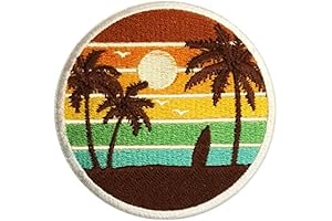 PatchClub Surf & Beach Sunset - Cool Iron On/Sew On Patch