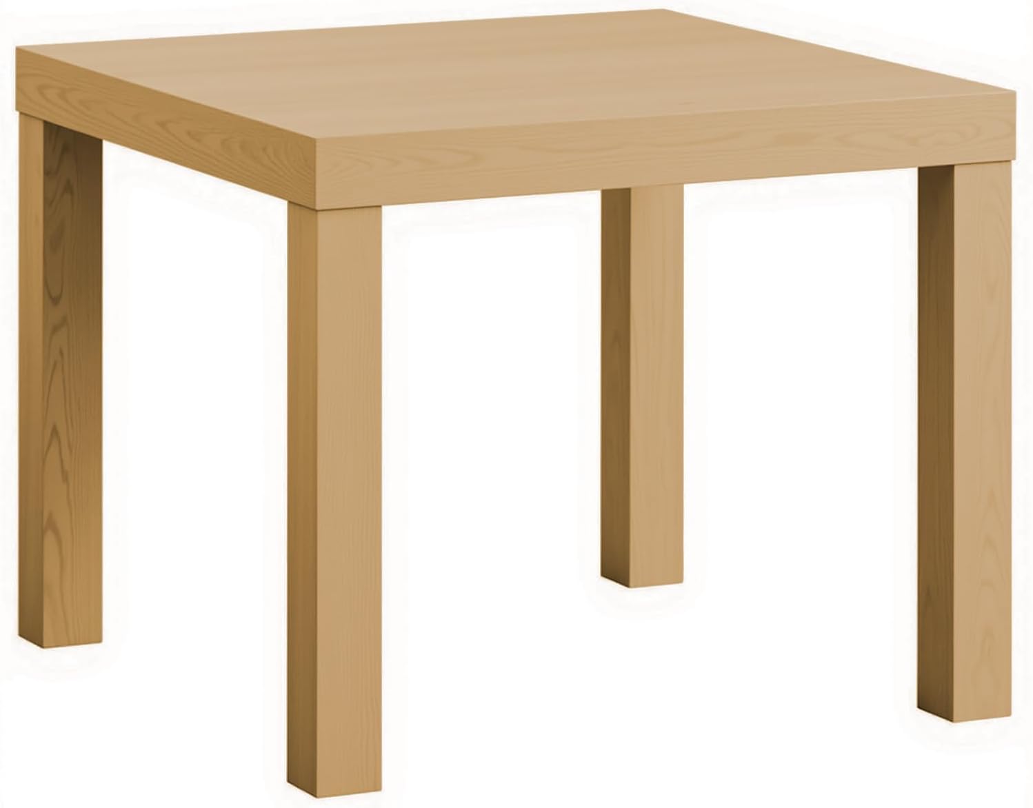 Ikea Lack-Small Coffee Table, Wood, Beige, 55x45x55