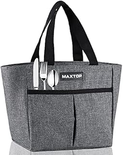 MAXTOP Lunch Bags for Women,Insulated Thermal Lunch Tote Bag,Lunch Box with Front Pocket