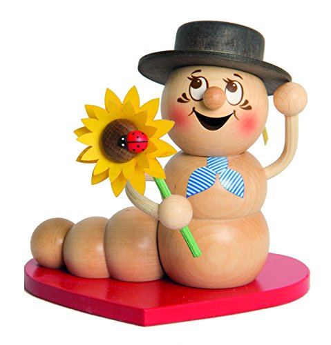 Drechslerei Kuhnert Rauchmann/Räucherfigur - Rauchwurm aus Holz -...
