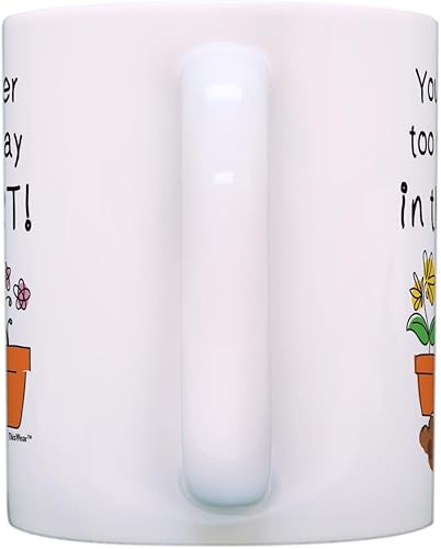 Miniatura 2 de Master Gardener Gifts You're Never Too Old to Play in Dirt - Regalos de jardinería para mujeres, taza de café de 11 onzas, taza de té, color blanco