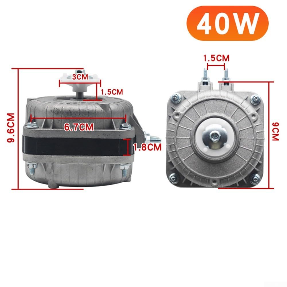 Silnik Wentylator Chłodzenie Chłodziarka do sprężarki Kondensator Miedź Aluminium 25W Do lodówki(40w)