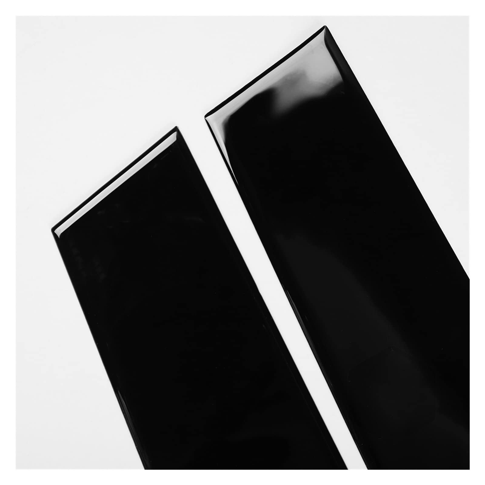 per Mazda Angkesaila 2014 2015 2016 2 Pezzi Nero Lucido Sopracciglia Palpebre fari Anteriori Kit carrozzeria Tuning Palpebre fari