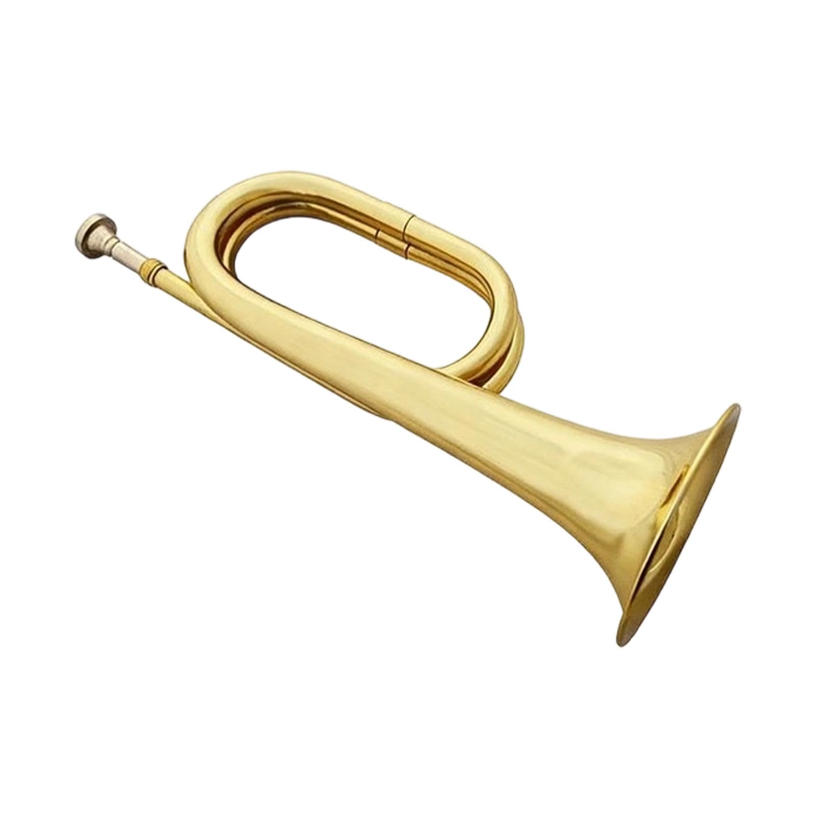 Trompette Portable avec Embouchure pour Enfants, Spectacles et