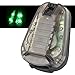 FANDAO Sac de Contrepoids Tactique Airsoft MK2 Poche de Batterie d'équilibre de Casque avec Crochet Et Boucle Accessoires Tactiques Feux Rouges Et Verts pour CS Tir Sports de Plein Air,Light g