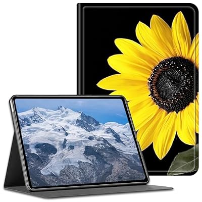 BFDHGQZC Case for iPad mini 1/2/3 for iPad mini 1st/2nd/3rd Generation 7.9 Inch PU Leather Shockproof Stand Protective Cover with Auto Wake/Sleep for Mini 123,Yellow Sunflower