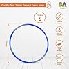Fun Express Large 20 Inch Obstacle Course Agility Rings Set of 6 - Professional PE Equipment for Elementary School Physical Education | Carnival Games Ring Toss for Kids Outdoor Play & Field Day