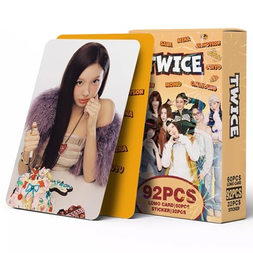 KPOPBTS TWICE TEN: The Story Goes On Album Photocards 55 PCS 10th Anniversary Album Photo Cards KPOP LOMO Card Set Gift Merch for Once Fans
