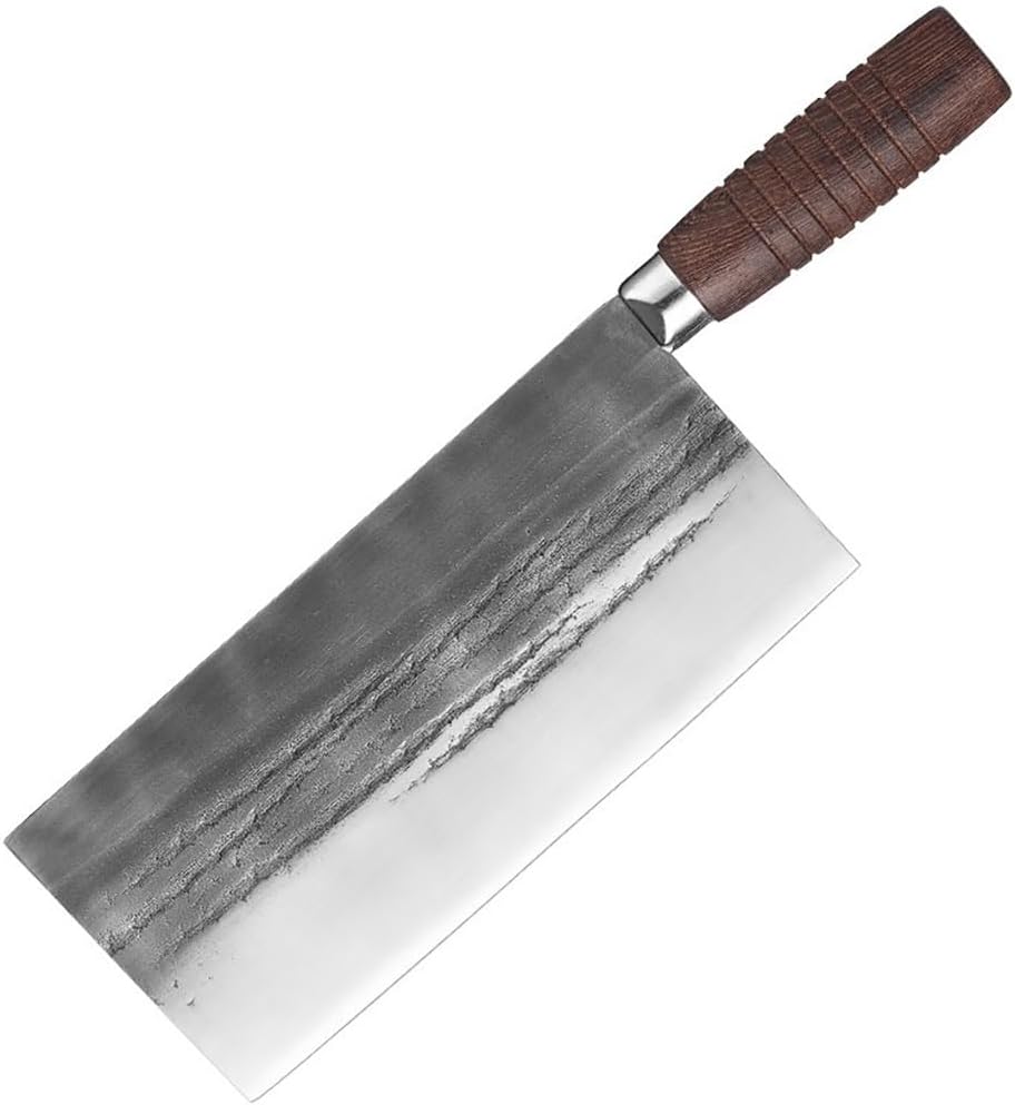 Cleaver Knife, 8 Inch Hand Forged Mulberry Knife Hotel And Home Kitchen Meat And Vegetable Slicing Chinese Slicing Knives