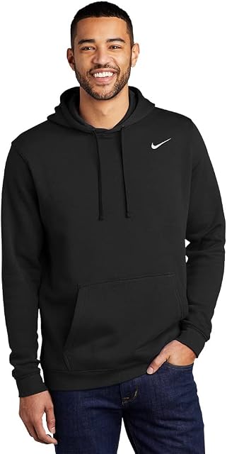 Nike Mens Club Pullover Fleece HoodieHooded Sweatshirt