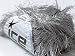 Silver Grey Extra Long Eyelash Yarn Ice Luxurious Fun Fur 14163 50gr 38yds