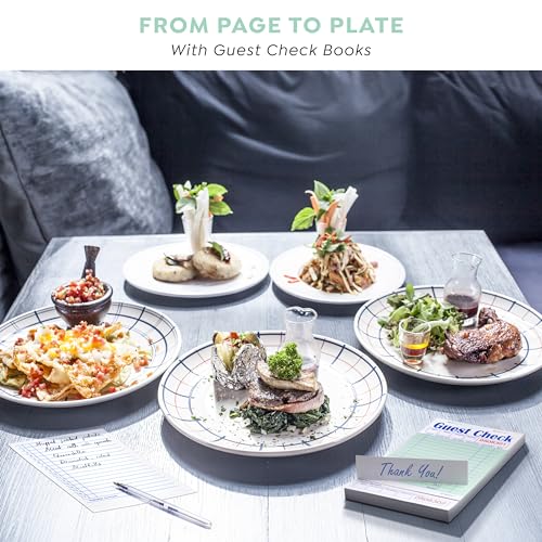 image for Alitte Guest Check Books for Servers Order Book 20 Pack Restaurant Ser