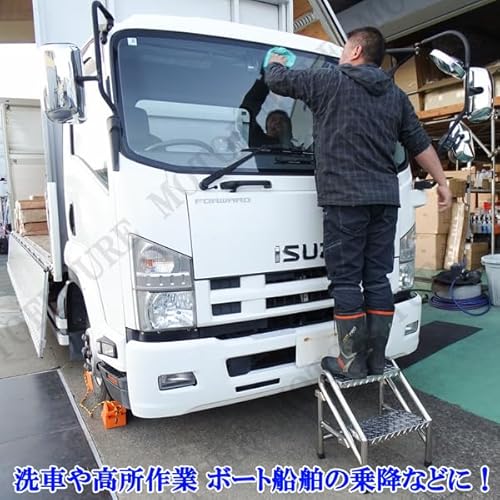 MOTOFUTURE ステップ 踏み台 脚立 2段 高さ500mm 2950 の商品画像 2