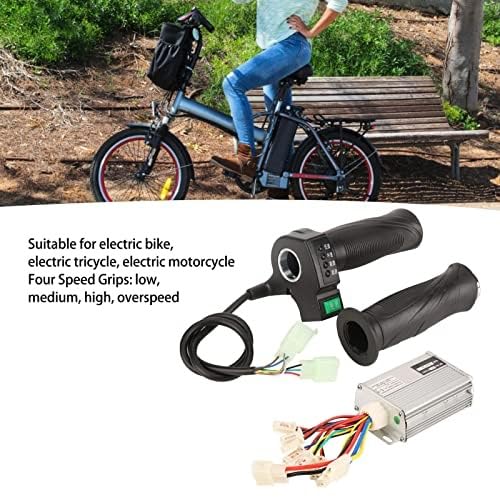 48V 1000W Elektryczny sterownik silnika szczotkowego do roweru z 4-biegową przepustnicą i uchwytem kontroler skutera elektrycznego