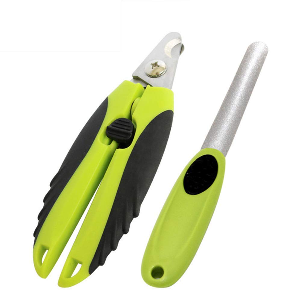 WYJW Cortaúñas para Perros, cortaúñas para Mascotas Stay-Sharp para Perros, Gatos, pájaros y roedores, recortador, Herramienta Profesional para el Cuidado de Mascotas, Lima para el CUID