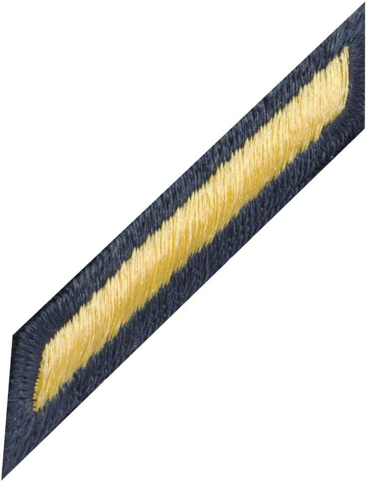Army Blue and Gold Hash Mark Rank Uniform Stripe