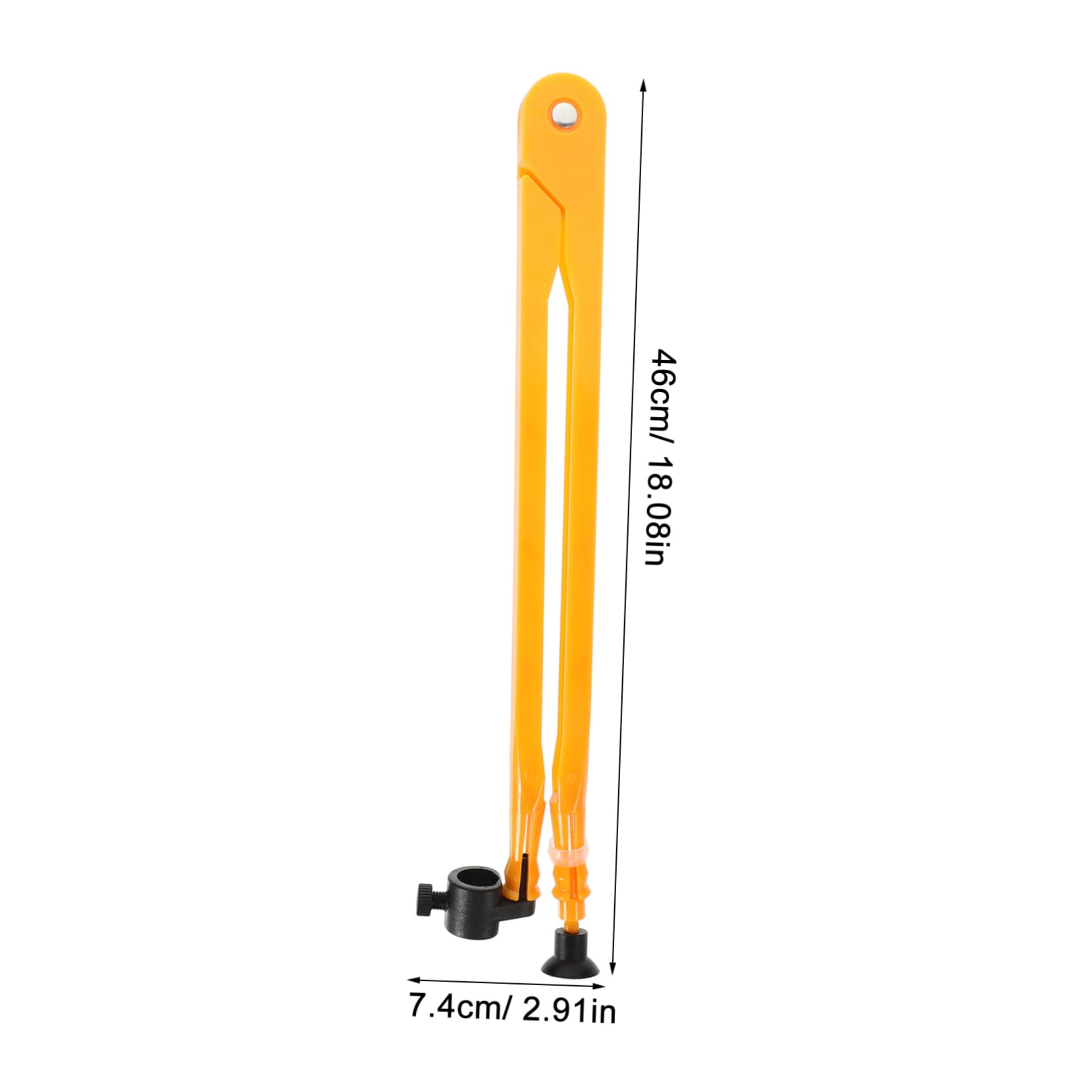 Housoutil 10 Pièces Grand Compas Plastique Réglable pour Tableau Outil Tracer Géométrique Aide à Enseignement Mathématique Démonstration et Dessin Couleur Aléatoire
