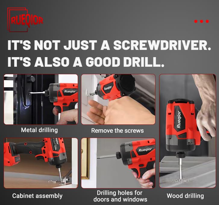 Image of 2953-20 Cordless Impact Driver for Milwaukee M18 Battery, Up to 220Ft-lbs(300N.m) Brushless 1 /4 inch Impact Driver, 3-Speed Lightweight Power Impact Drivers