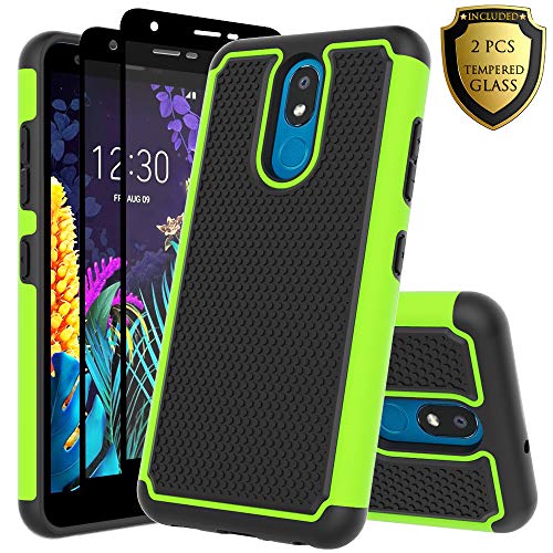 Jeylly LG Tribute Royal Case, with Tempered Glass Screen Protector, LG Aristo 4