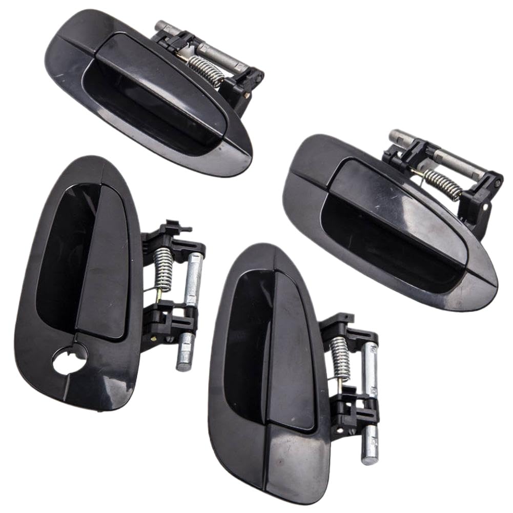 4 Poignées de porte extérieures 826068J009 noires compatibles pour berline 2002-2006