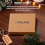 Polare Slim RFID Blocking Leather Passport Holder Travel Bifold Wallet For Men - Image 5