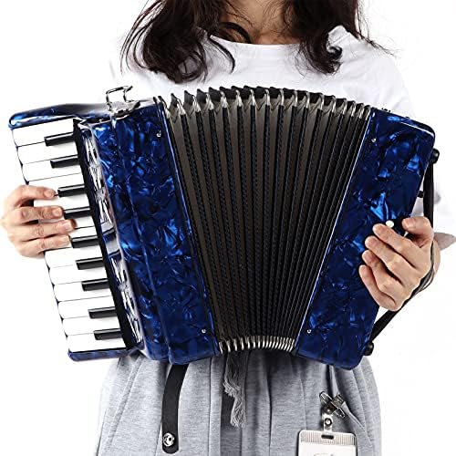 22 Key 8 Bass Accordion Exquisite Piano Accordion for Beginners Students Kids Stage