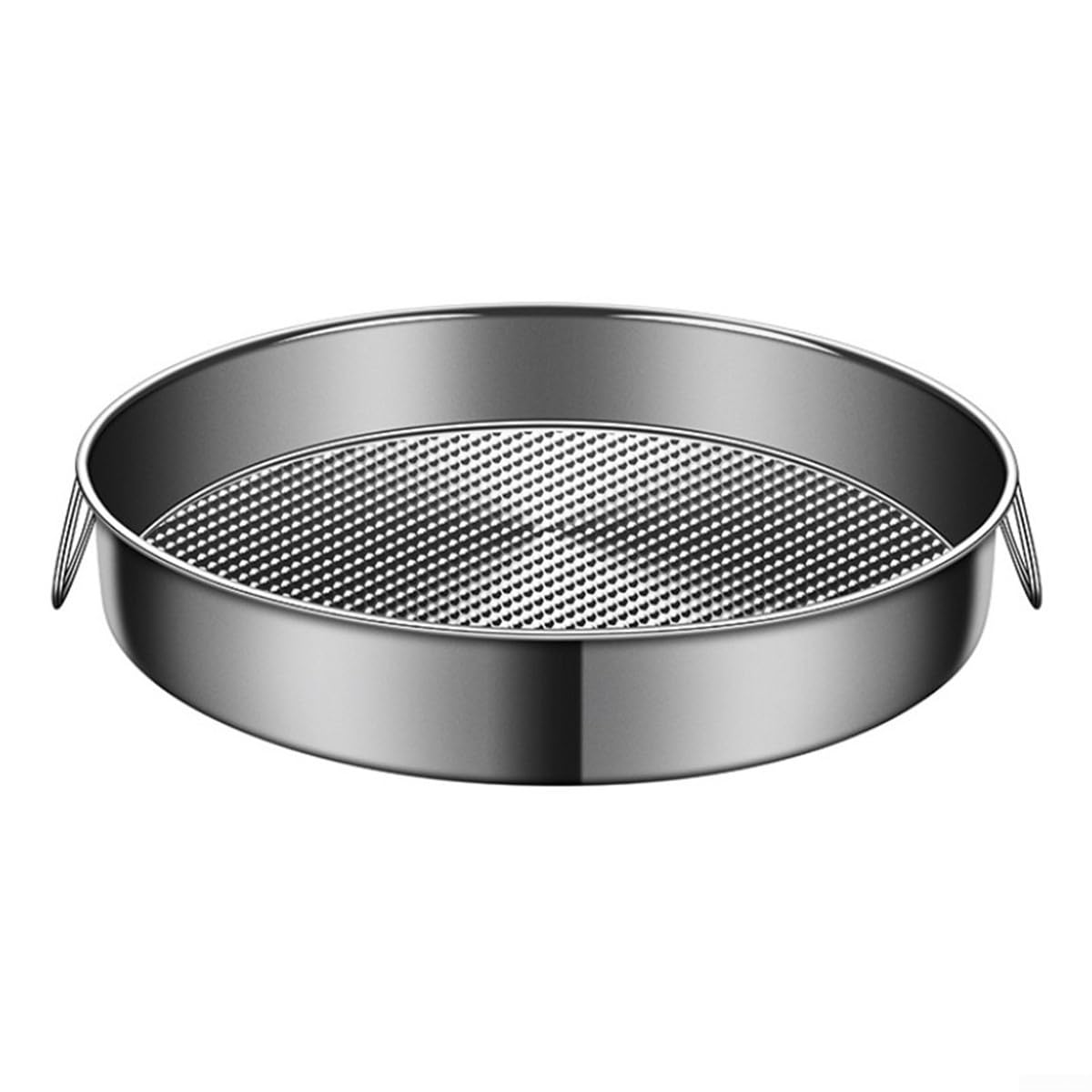 Runde Kuchenform aus Edelstahl, Antihaft-Backform für Käsekuchen und Quiche, rostbeständig, ofenfest, 24–32 cm (32 cm)