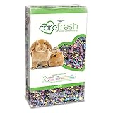 carefresh Dust-Free Confetti Natural Paper Small Pet Bedding with Odor Control, 10L