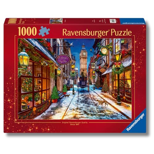 Ravensburger – Puzzle 1000 Pezzi Periodo Natalizio | Puzzle Per Adulti | Per Tutta La Famiglia | Con Una Misura Di 70×50 Cm | Regalo Adulti | Regali Natale