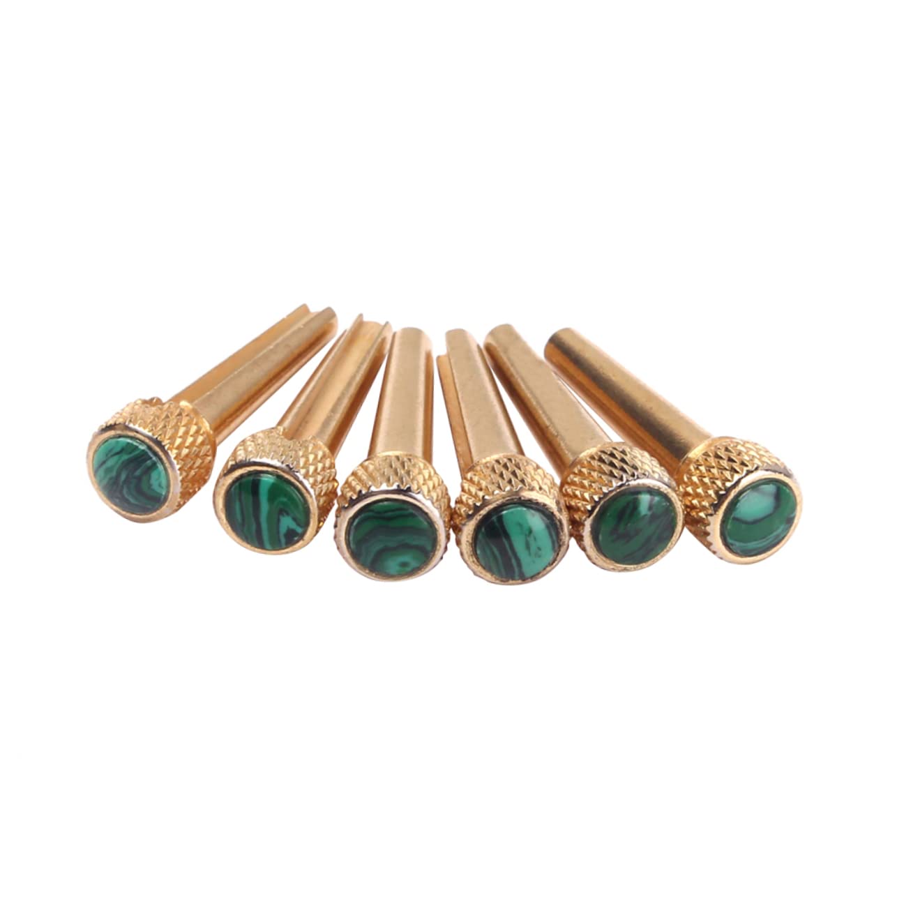 ifundom 18pezzi Perni Per Ponte Chitarra Acustica Ottone Con Intarsio Abalone Da Migliora Suono e Stile Per Chitarre Sei Corde
