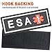 Dogline Emotional Support Animal Patch for Dog Harness and Vest ESA Removable 3D Rubber Patches Hook Backing for Small or Large Service Dogs
