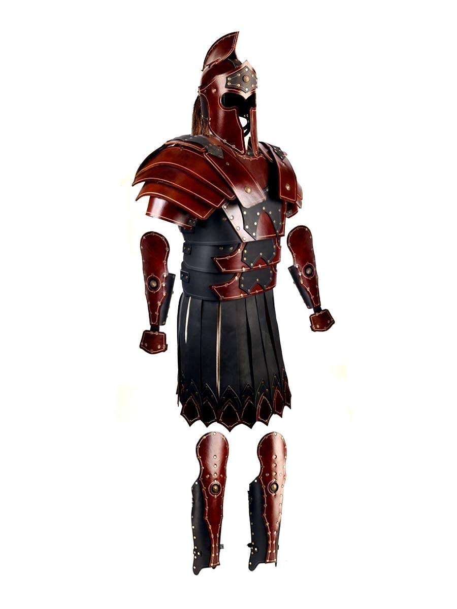 NauticalMart Full Roman Armor Set - Leather Armor for LARP Halloween Outfit