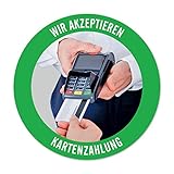 EIN MUSS für alle Ladengeschäfte mit Kartenlesegerät, die auf der Suche nach Kartenzahlungs- Aufkleber sind, beliebt auch bei Taxi- Unternehmen