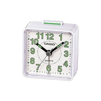 Casio TQ 140 7 Tq 140 Travel Alarm Clock White photo Casio TQ 140 7 Tq 140 Travel Alarm Clock White