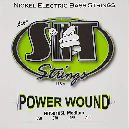 Sit Strings Nr50105L Nickel Plated Bass Guitar Strings, 4-String Medium #TOP2