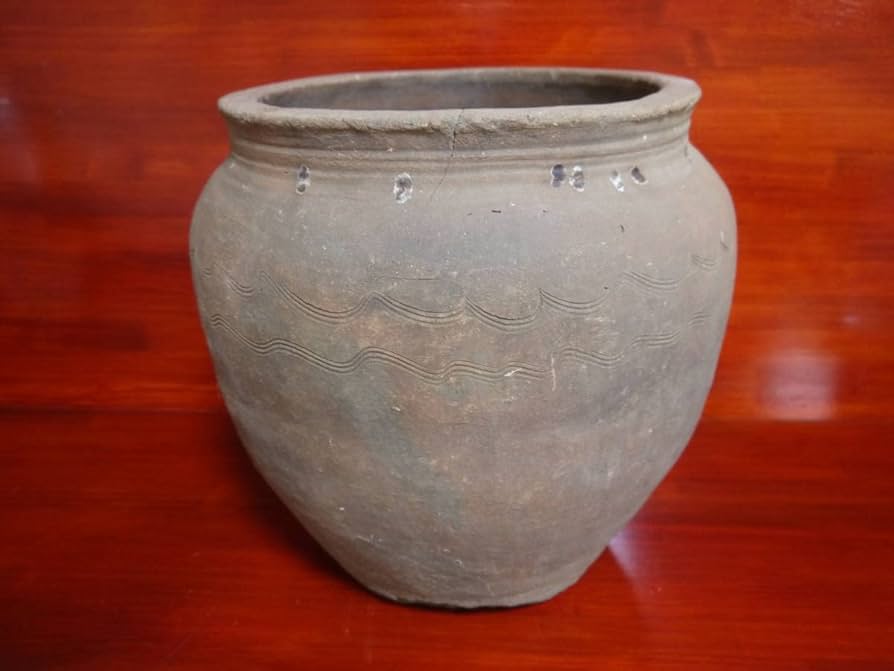 Amazon.co.jp: 【A10803】縄文土器弥生土器波状紋考古発掘土器