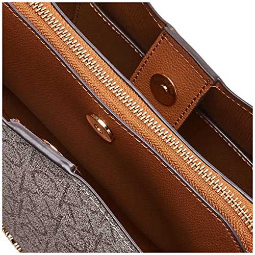 Calvin Klein Damen Triple Compartment Chain Crossbody Hailey Signature Umhängetasche mit 3 Fächern… – Ansicht 9