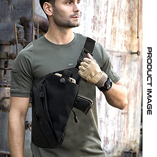 Outdoor Tactical Single Shoulder Backpack – Gun Holster & Portable Handgun Bag
