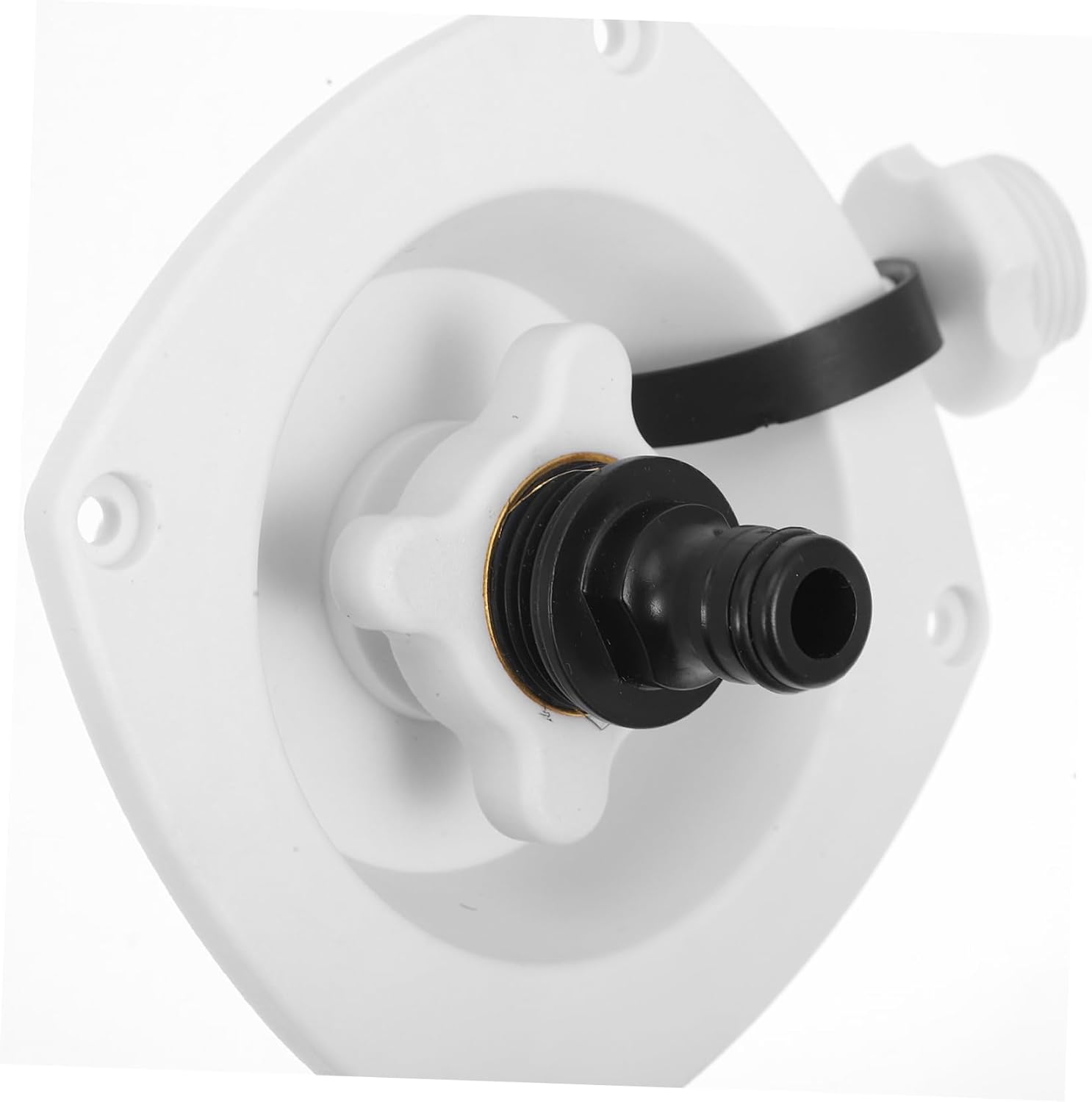 OUNONA Water Inlet Filler Cap Replacement for and Water Fill Inlet with Quick Connector for Trailer and Yacht Accessories